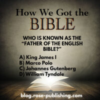 How We Got the Bible Trivia